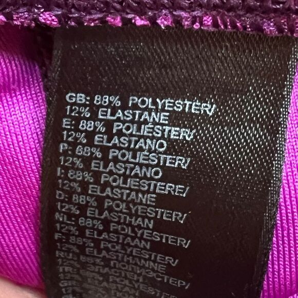 The North Face Pulse Capri Leggings Purple Small EUC - Picture 5 of 6